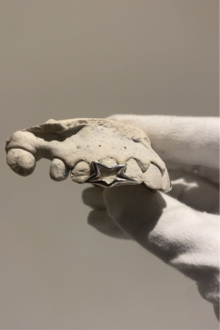 Abstract Star Cap | Abstract Star Grillz. Silver, Gold