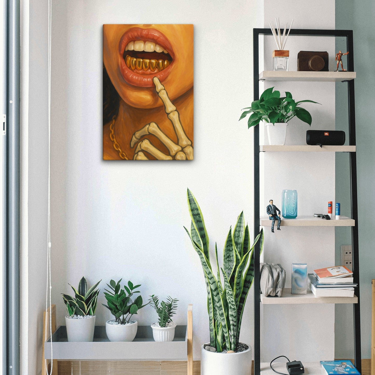 Golden Bite | Canvas | Grillz Artwork