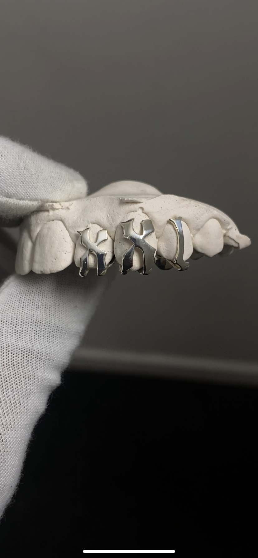 Custom XXL Letter Grillz | Silver & Gold Grillz