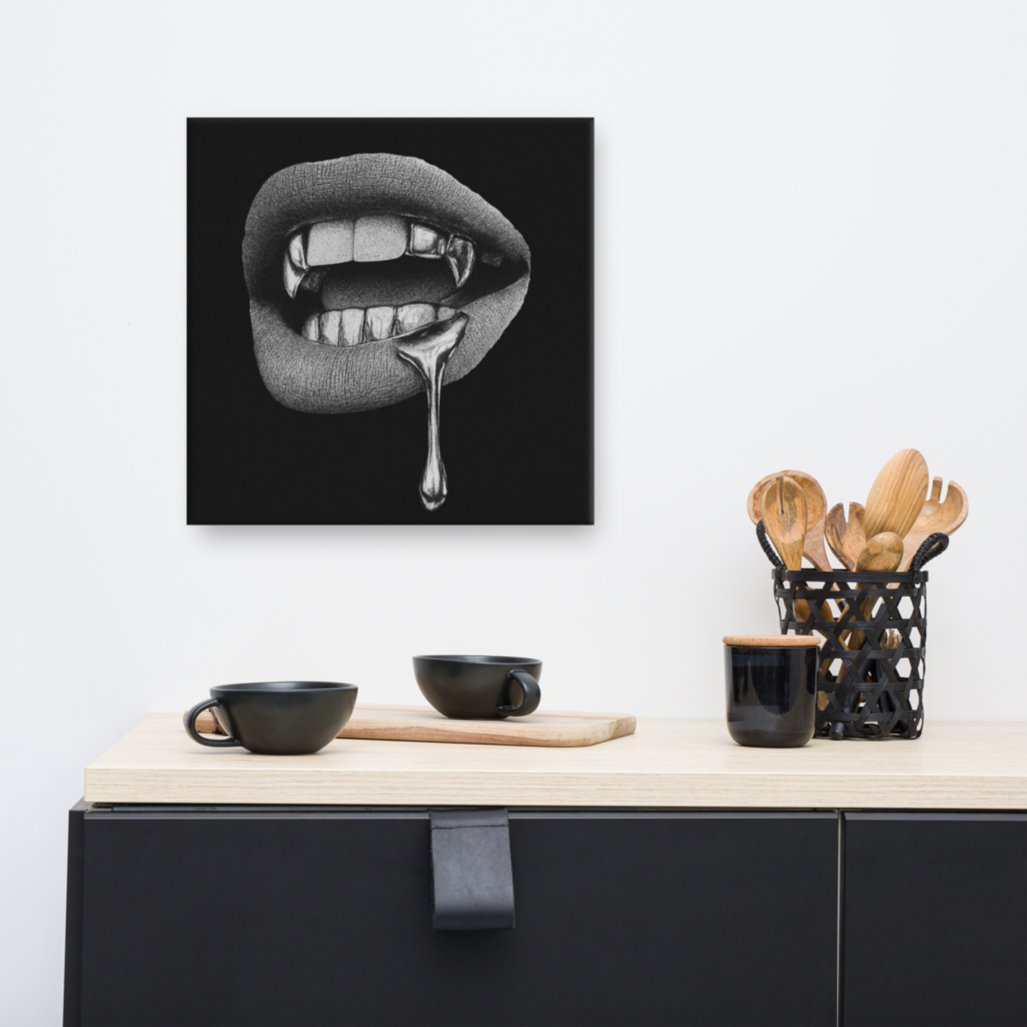 Vampire Bite | Canvas | Grillz Artwork