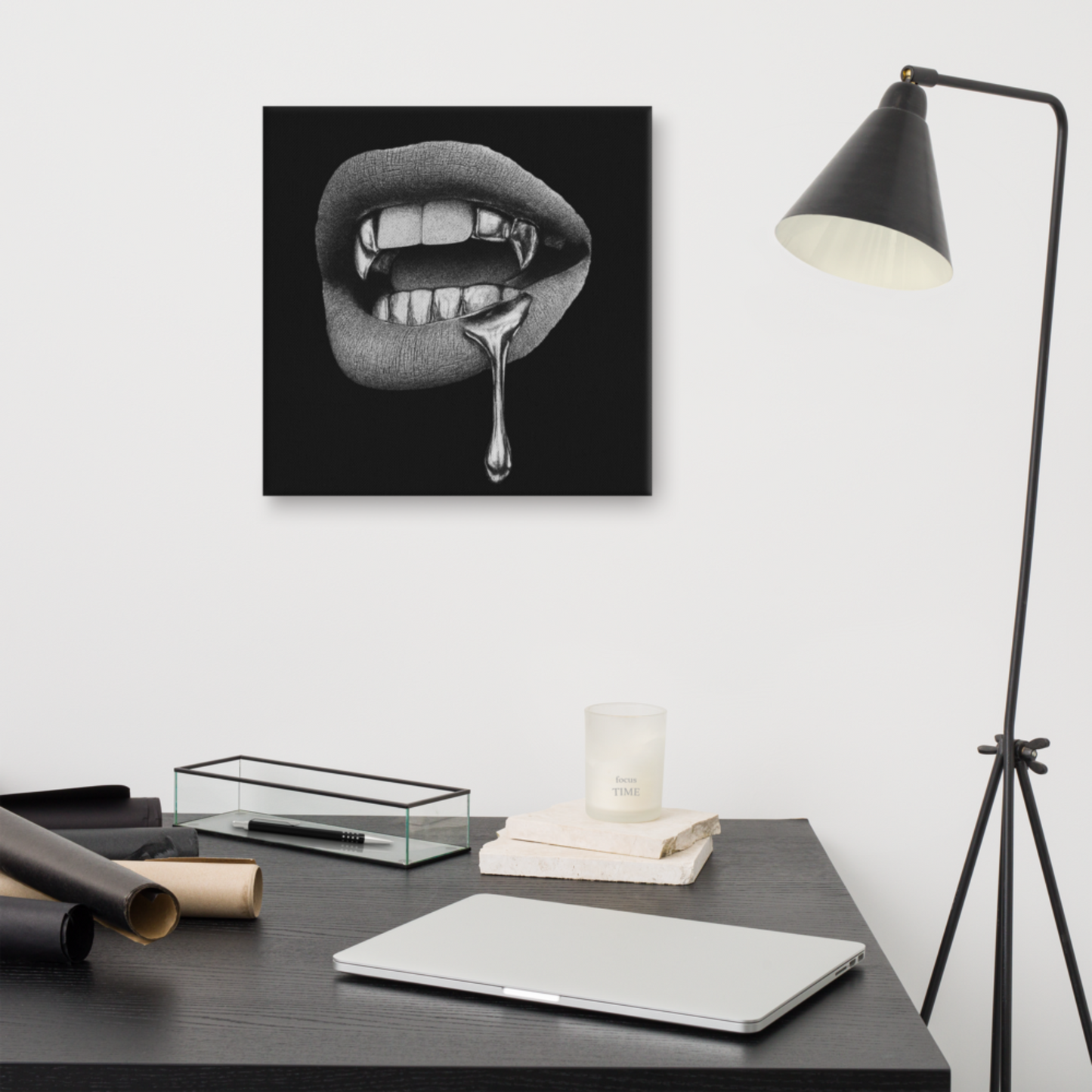 Vampire Bite | Canvas | Grillz Artwork