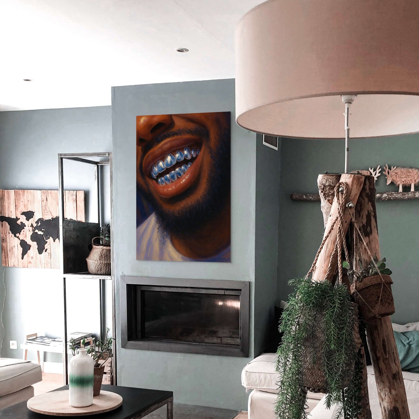 Blue Ice | Canvas | Grillz Artwork
