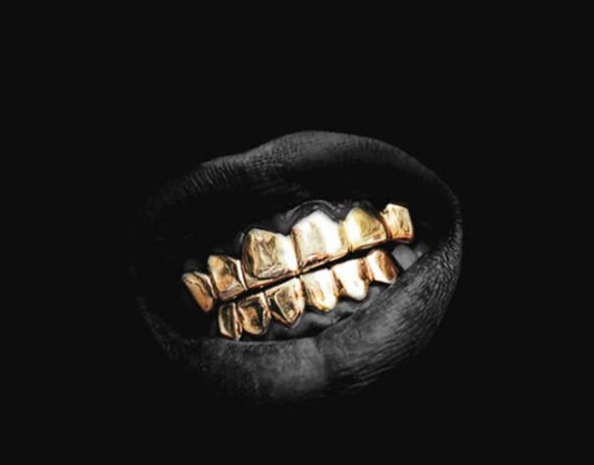 Gold Grillz On teeth