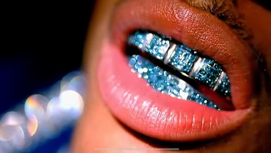 Grillz featured in Nelly's "Grillz" music video