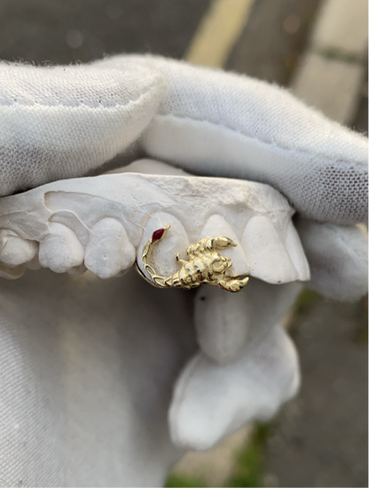 Scorpion Grillz, Silver, Gold