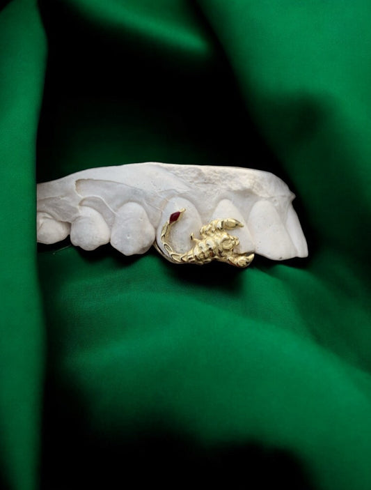 Scorpion Grillz, Silver, Gold