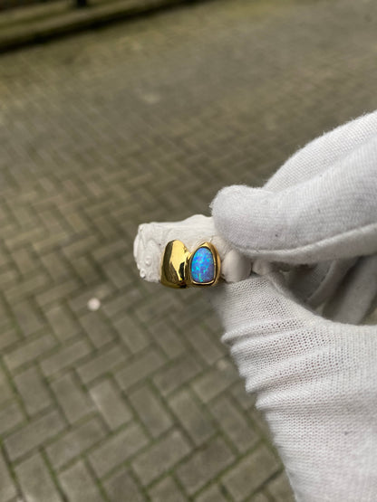 Opal + Solid Cap - Silver, Gold