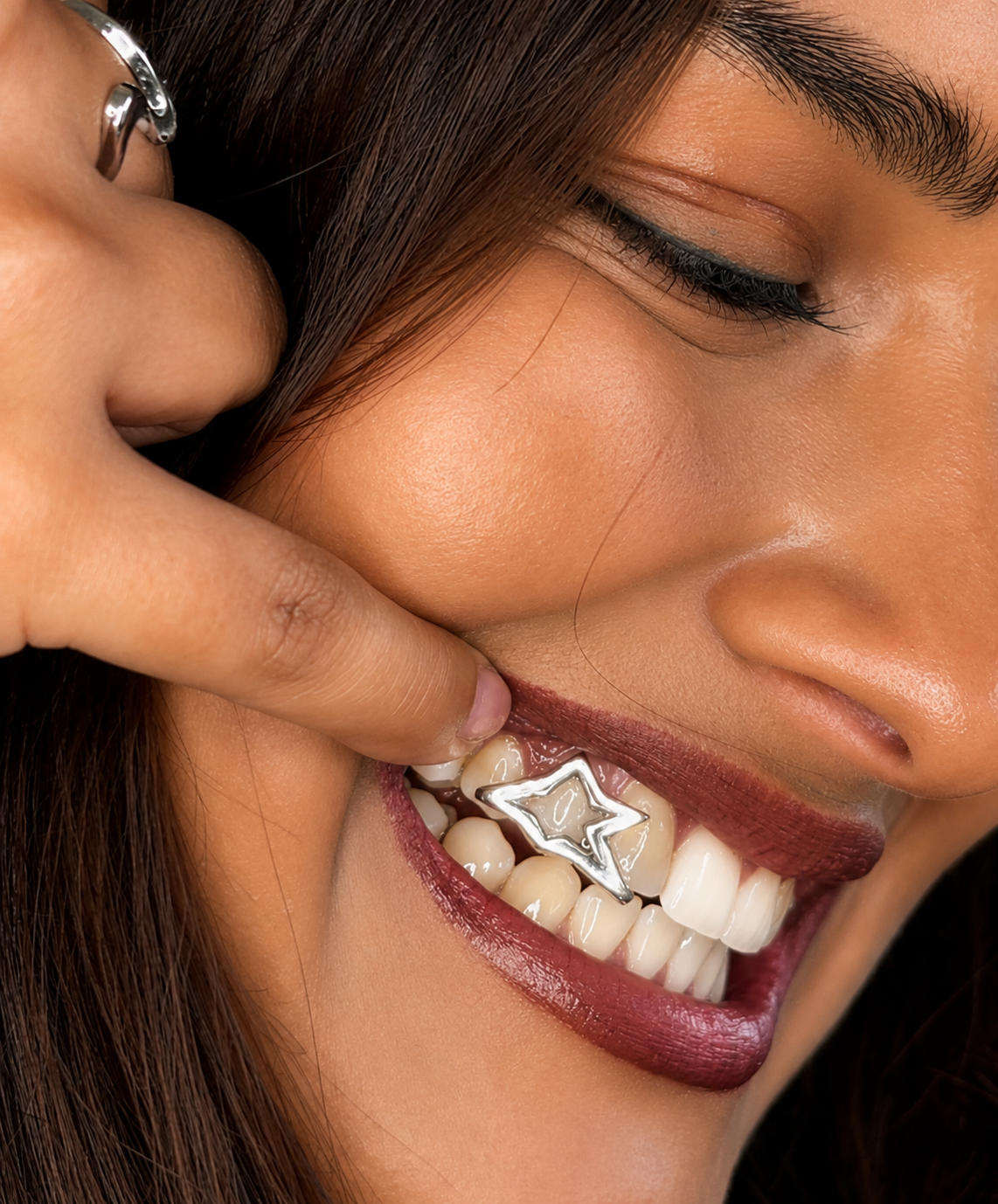 Abstract Star Cap | Abstract Star Grillz. Silver, Gold
