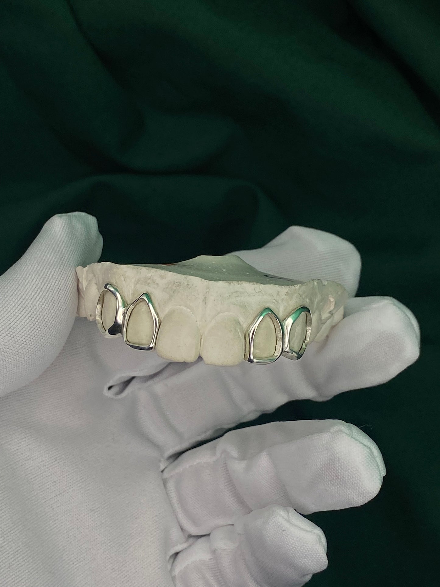 4 Window Caps | 4 Window Grillz, Silver, Gold