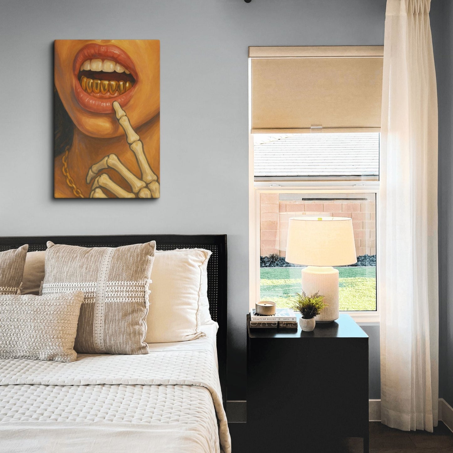 Golden Bite | Canvas | Grillz Artwork