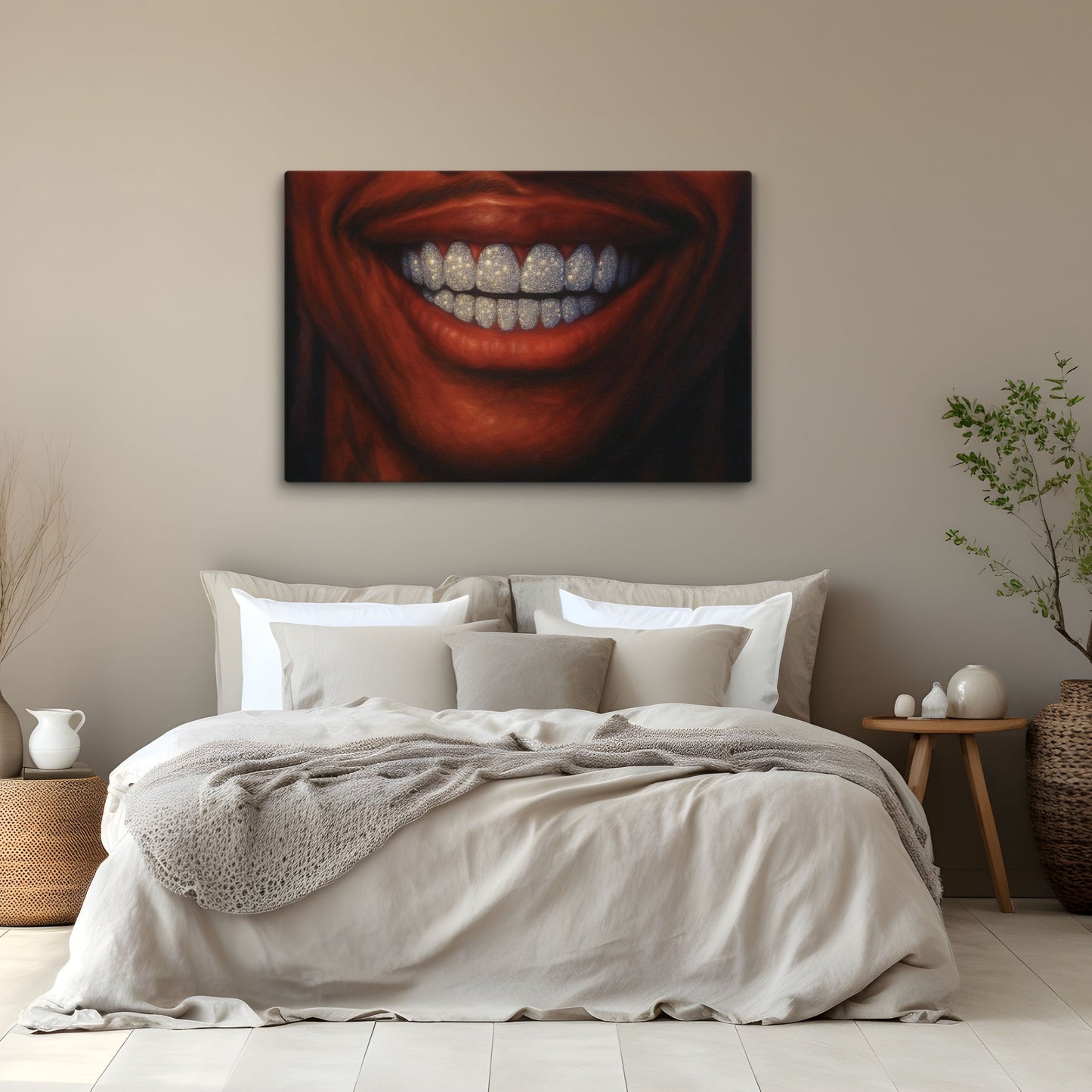 Diamond Smile | Canvas | Grillz Artwork
