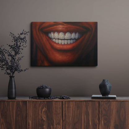 Diamond Smile | Canvas | Grillz Artwork