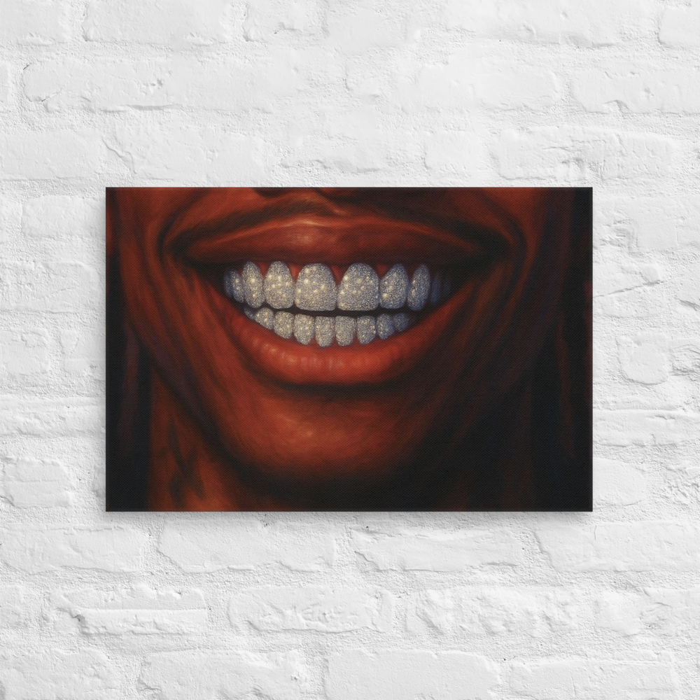 Diamond Smile | Canvas | Grillz Artwork