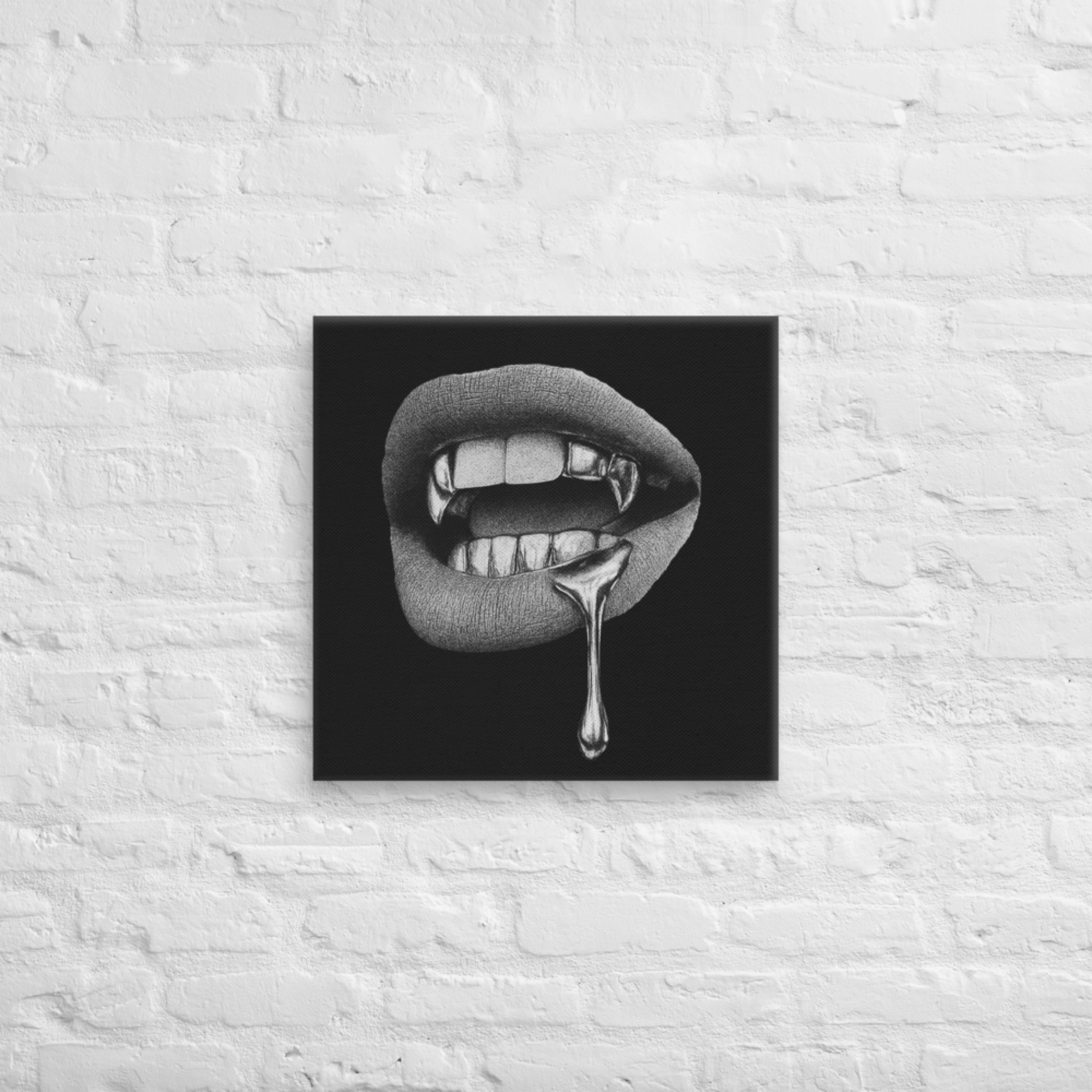 Vampire Bite | Canvas | Grillz Artwork