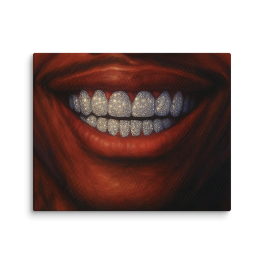 Diamond Smile | Canvas | Grillz Artwork