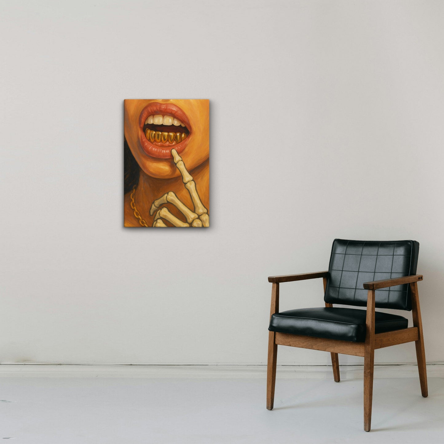 Golden Bite | Canvas | Grillz Artwork