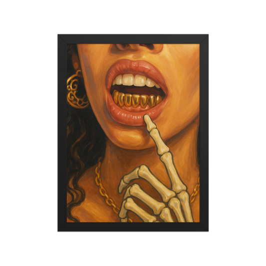 Golden Bite | Poster | Grillz Artwork