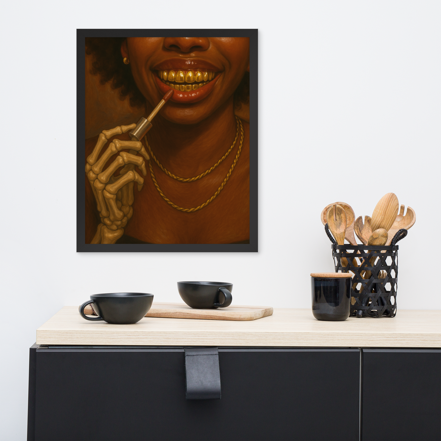 Golden Grin | Poster | Grillz Artwork