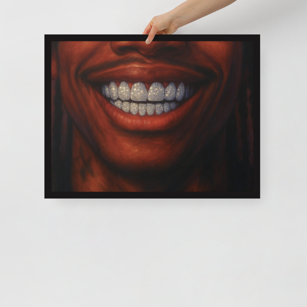 Diamond Smile | Poster | Grillz Artwork