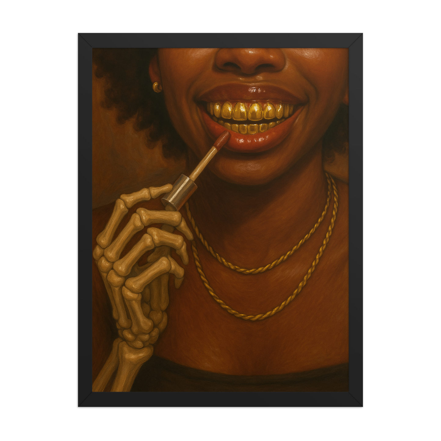 Golden Grin | Poster | Grillz Artwork