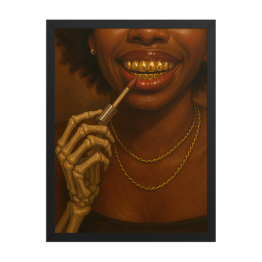 Golden Grin | Poster | Grillz Artwork