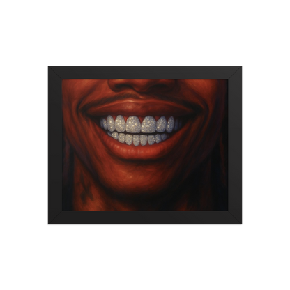 Diamond Smile | Poster | Grillz Artwork